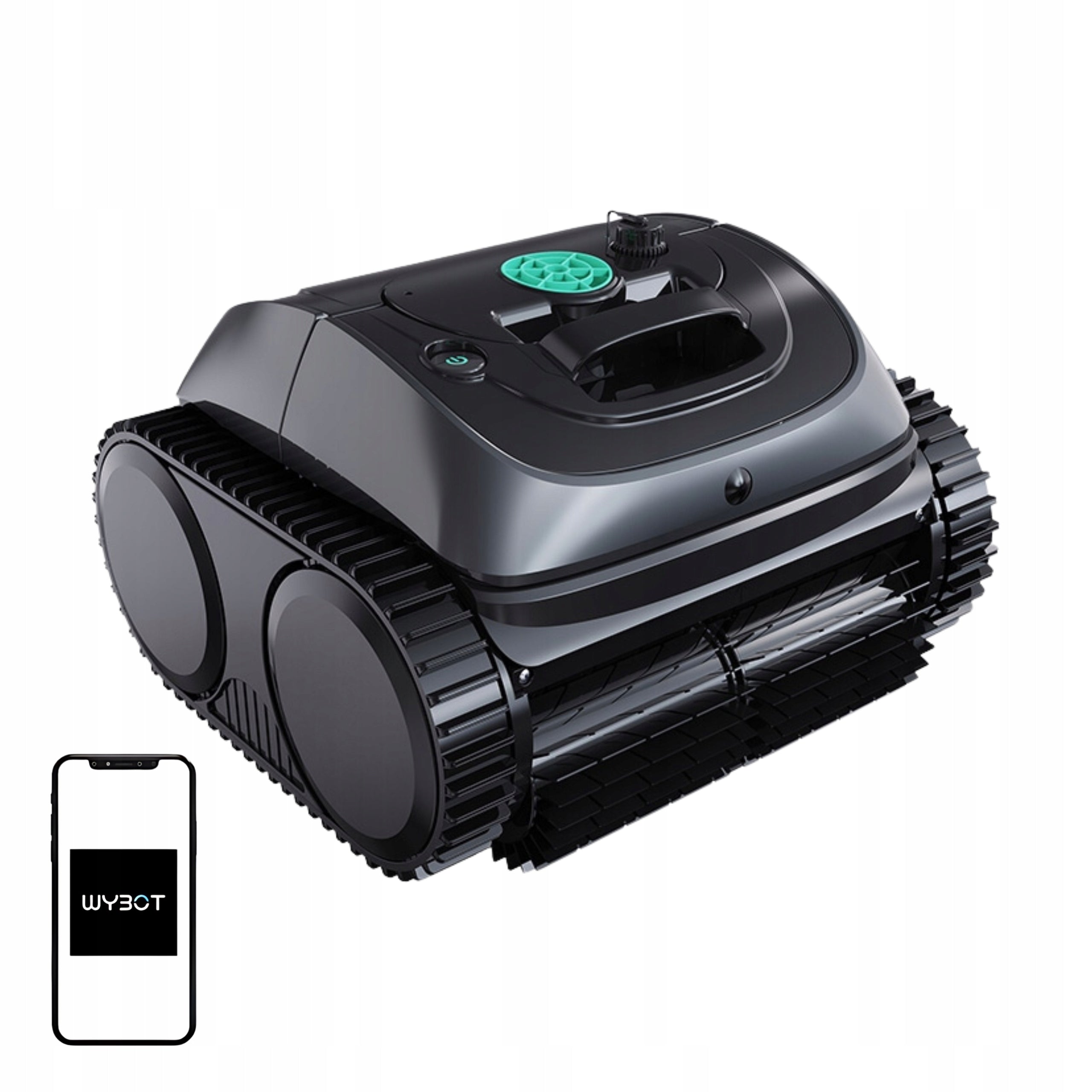 Wireless Pool Cleaning Robot Wybot C1 For Bottom And Walls 65W