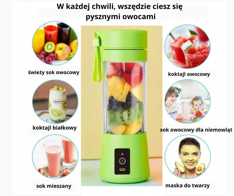 Wireless Portable Green Blender 380ml EAN (GTIN) 6975002269769