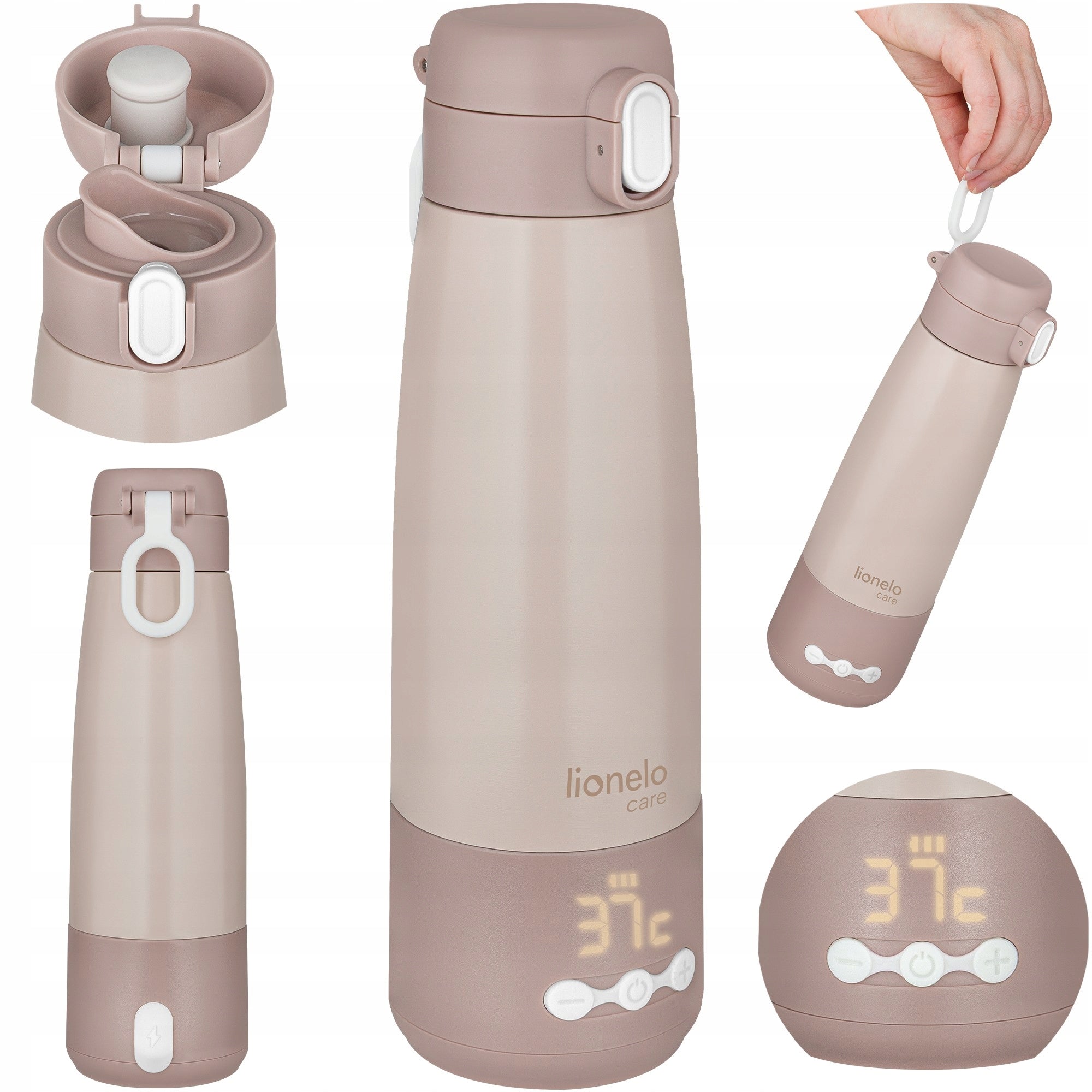 Wireless Portable Milk Heater 37 – 55°C Lionelo Thermup Bottle