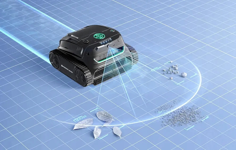 Wireless Robot for Cleaning Pools Wybot S2 Solar Vision 300 m² Product weight with unit packaging 43.775 kg
