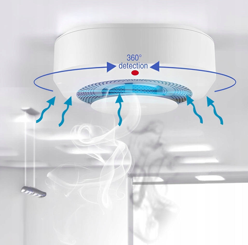 Wireless Smoke Alarm Loud Wi-Fi Detector for TUYA Product weight with unit packaging 0.4 kg