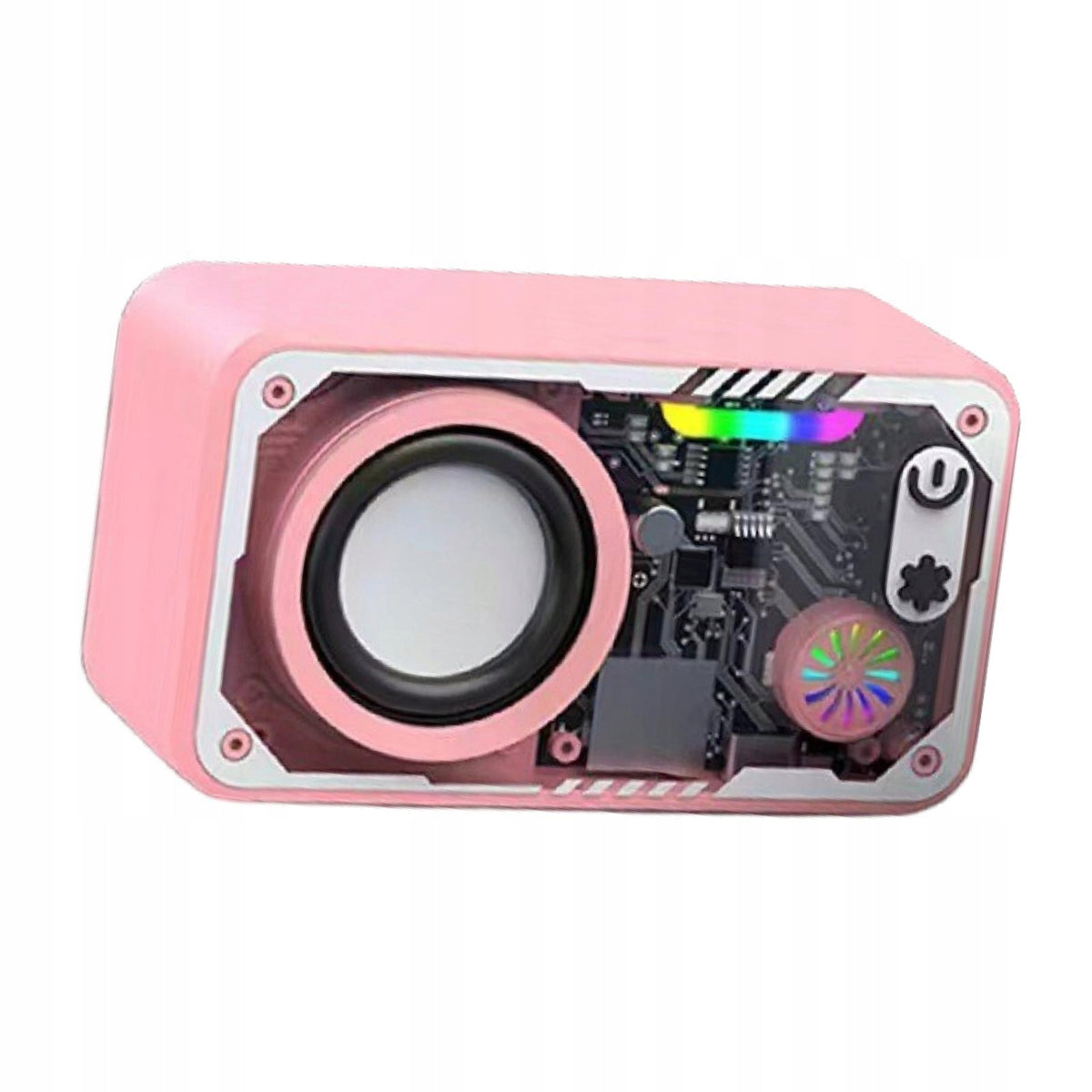 Wireless Speaker for Teenagers Gifts Indoor Transparent Design Pink Manufacturer no brand