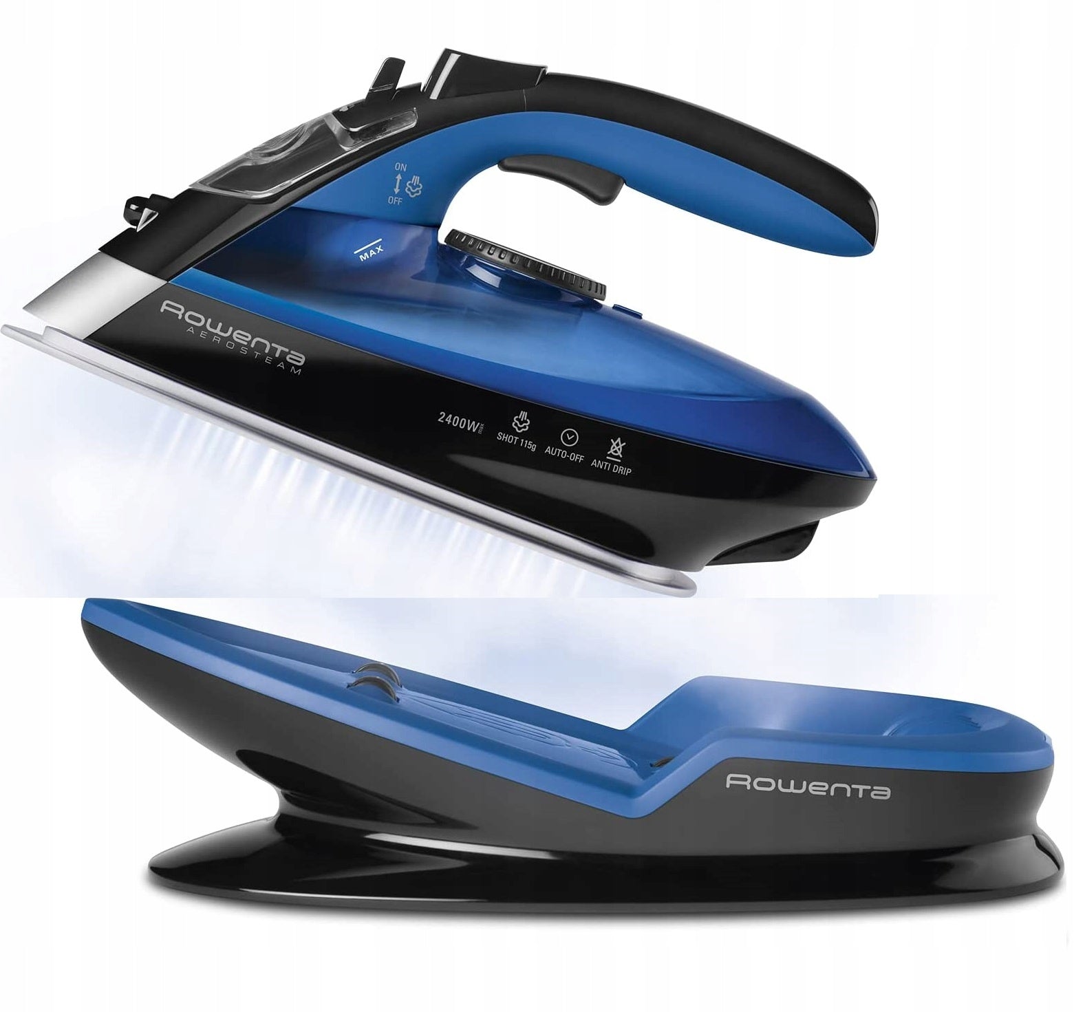 Wireless Steam Iron 2400W gift Rowenta Freemove DE