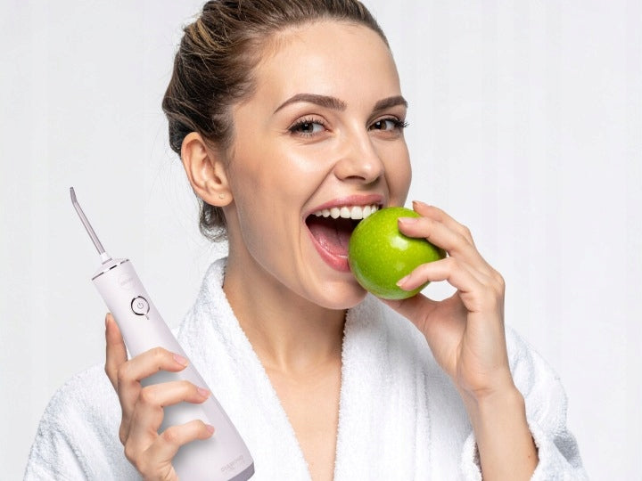 Wireless Tooth Irrigator 4 Modes 5 Tips IPX7 Eldom RY200B white Brand Eldom