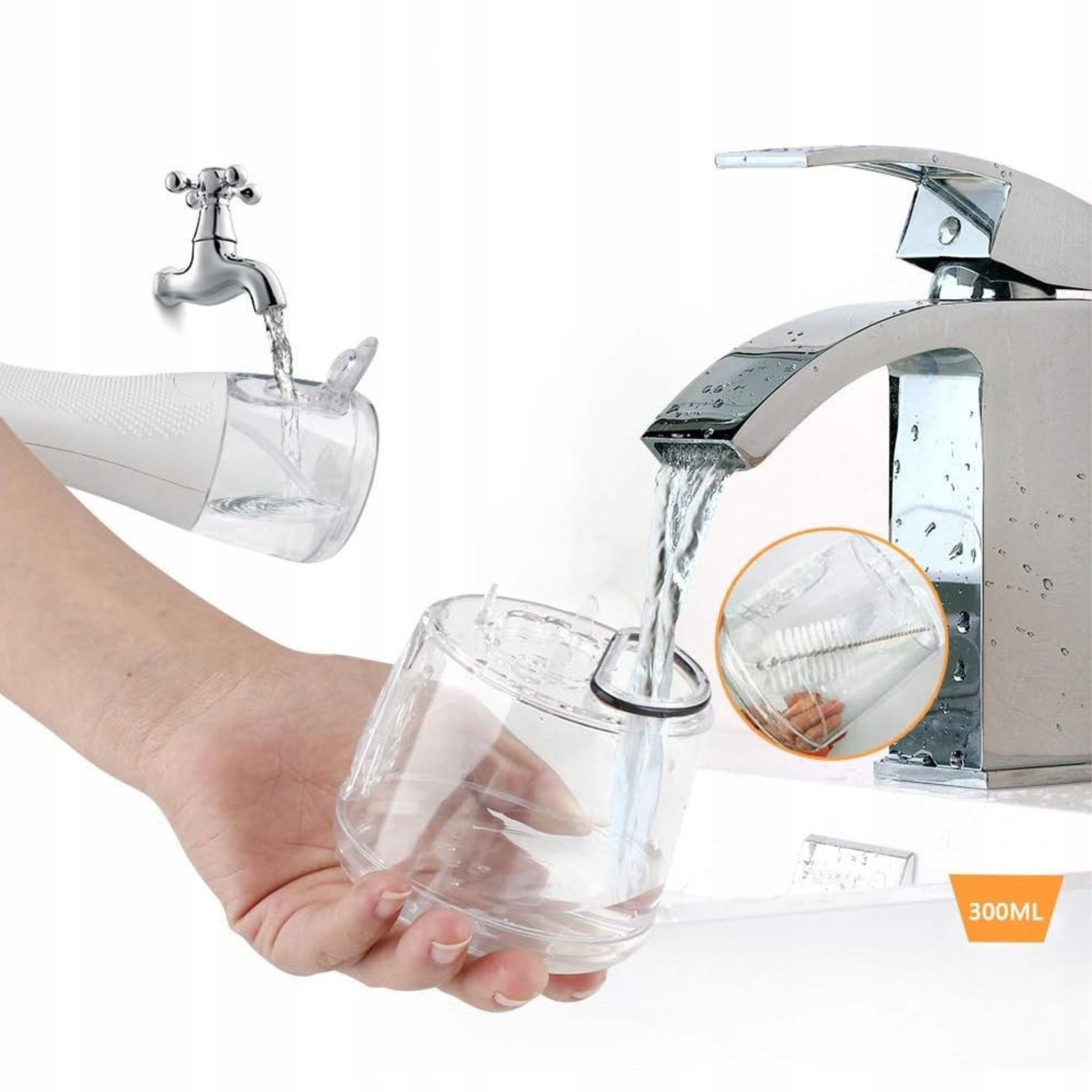 Wireless Tooth Irrigator ANSWER Y&M 300ml 5 Modes IPX7 USB Strong Medical device type accessories for a medical device or a product without an intended medical purpose