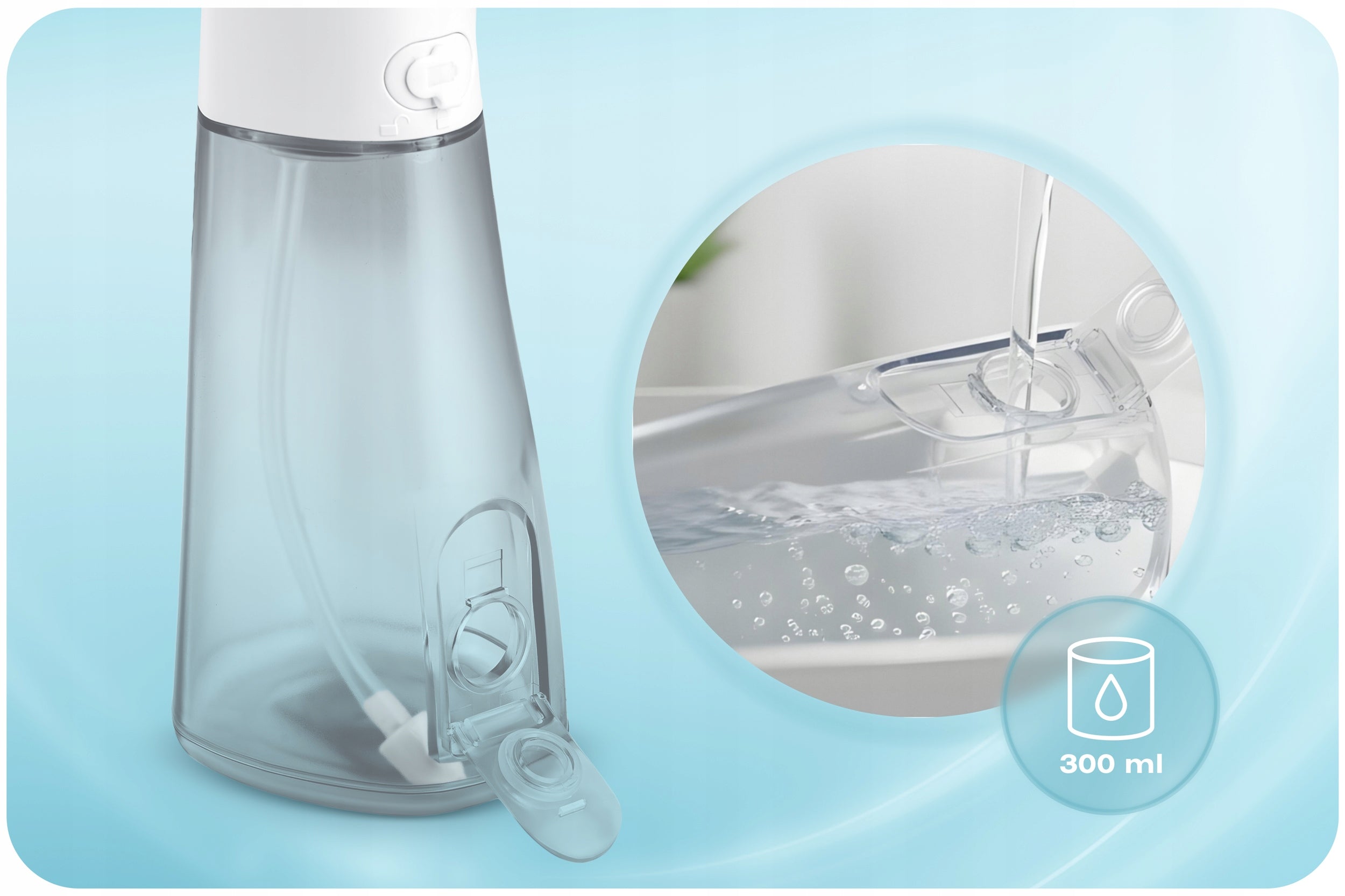 Wireless Tooth Irrigator Dental BERDSEN 5 Modes 5 Tips Color white