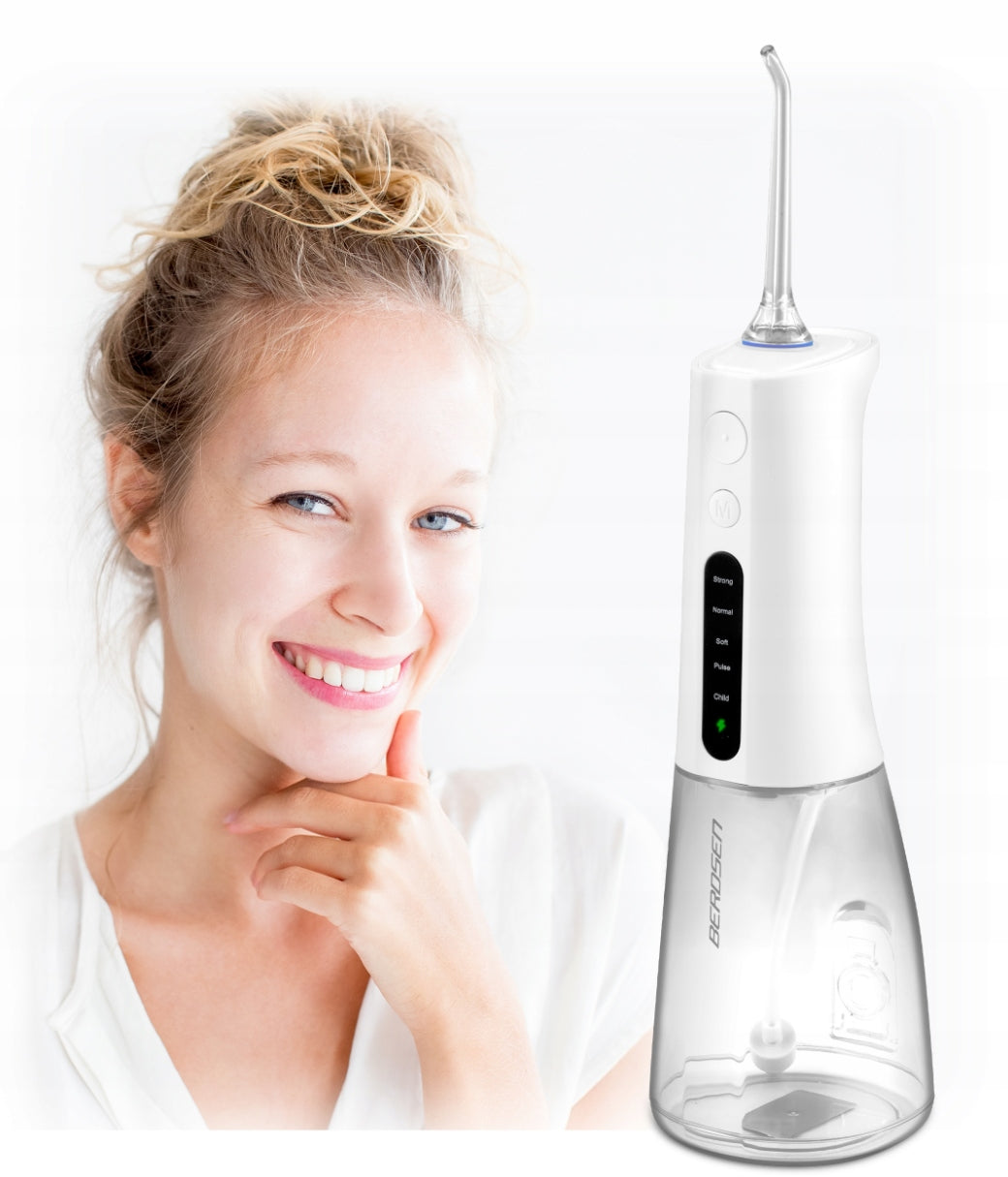 Wireless Tooth Irrigator Dental Berdsen 5 Tips 5 Modes Model WFHZ007JB
