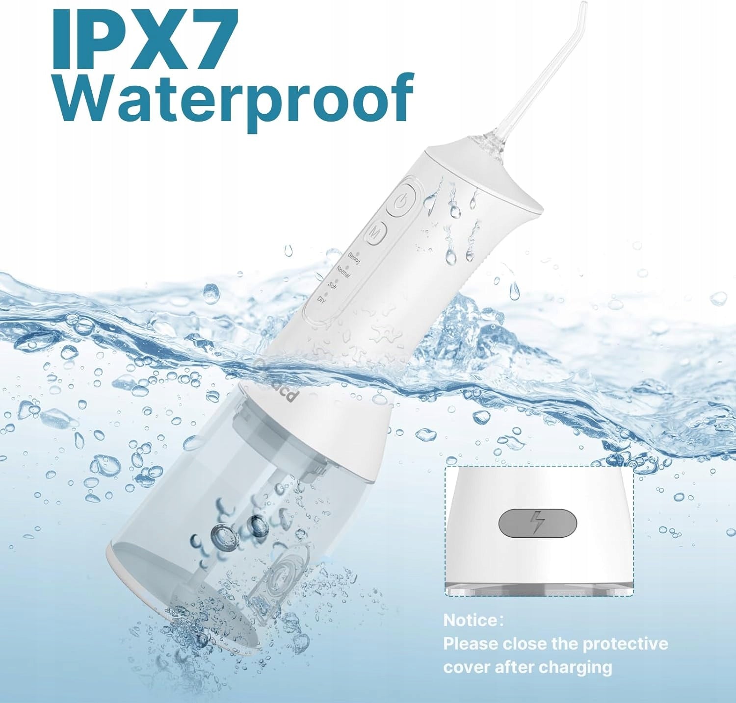 Wireless Tooth Irrigators with 4 Modes and 5 Stream Tips Model Flosser-05