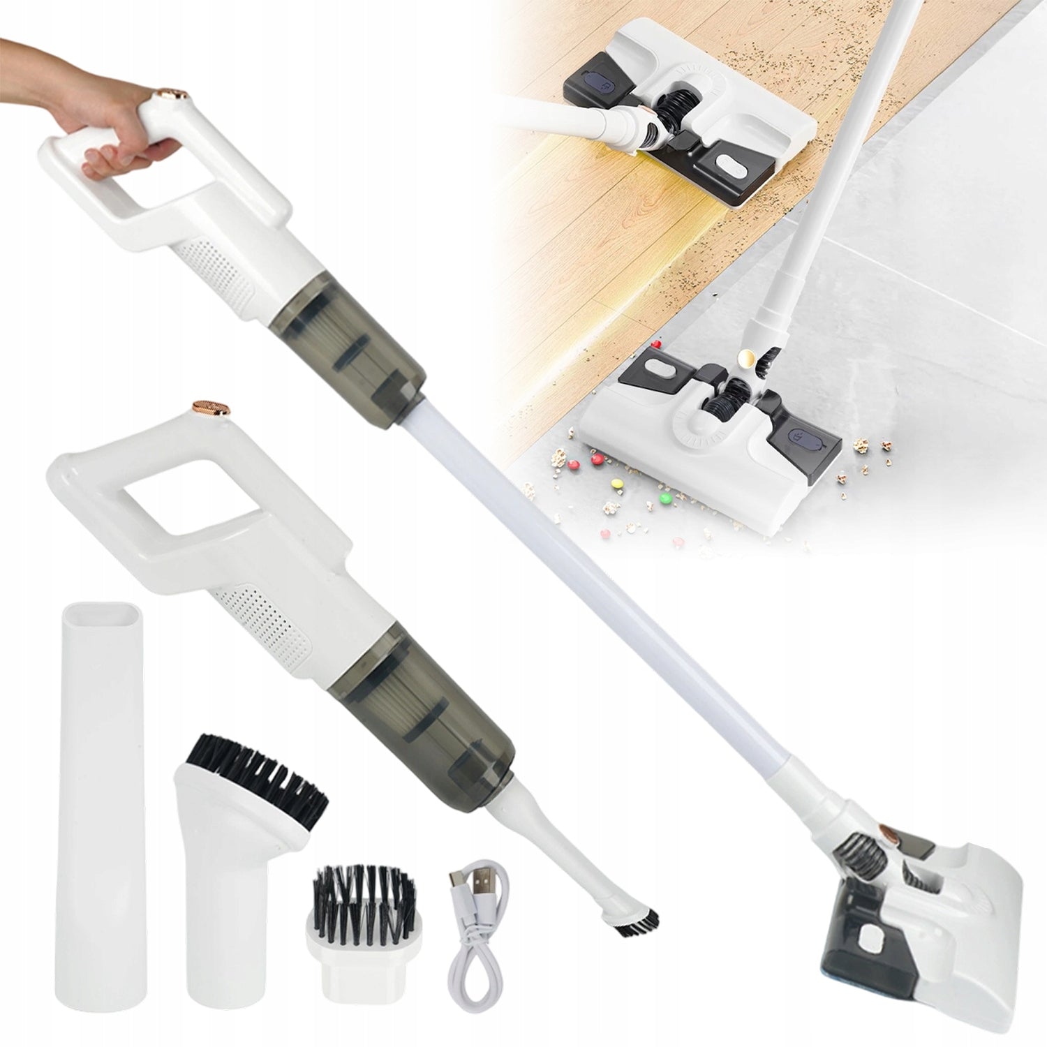 Wireless Vacuum Cleaner, Vertical Vacuum Cleaner With Water Tank 210ML