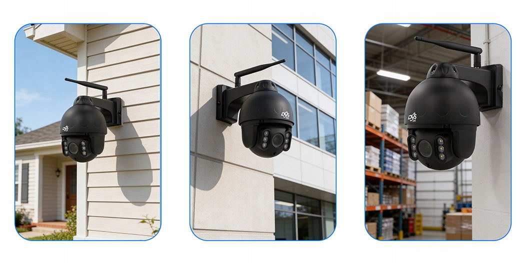 Wireless WIFI IP Camera 5MPX Audio DETECTION AND HUMAN TRACKING DVS Packaging status original