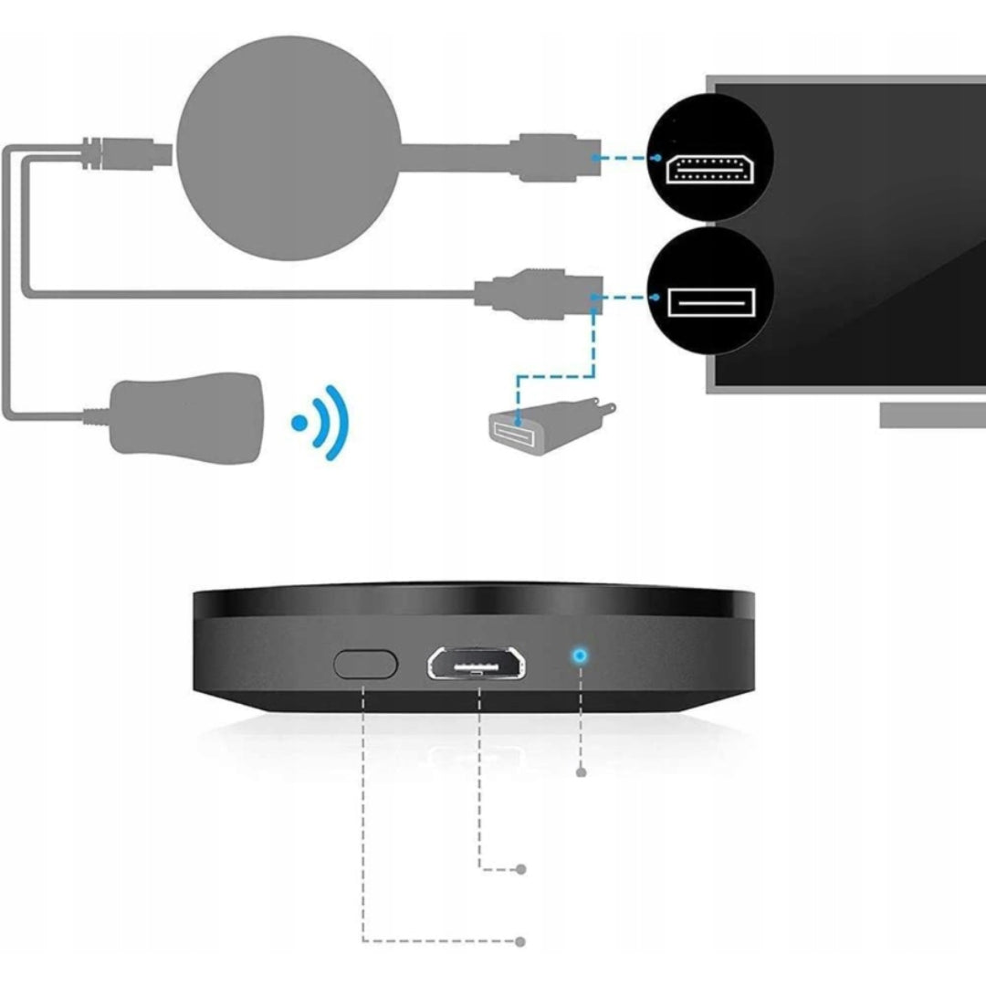 Wireless WIFI adapter HDMI mirrorscreen black Brand no brand