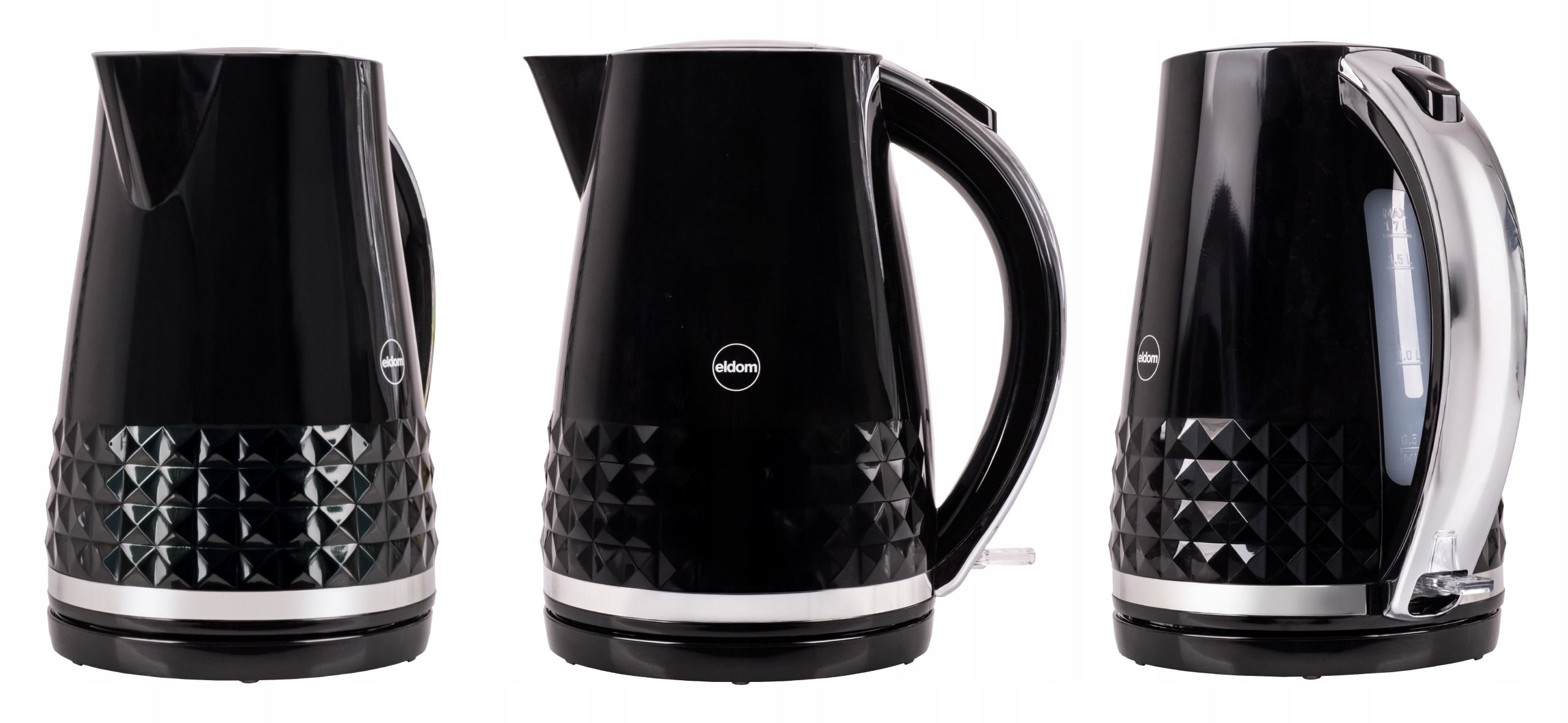 Wireless electric kettle ELDOM C270 1,7L black Manufacturer code C270C
