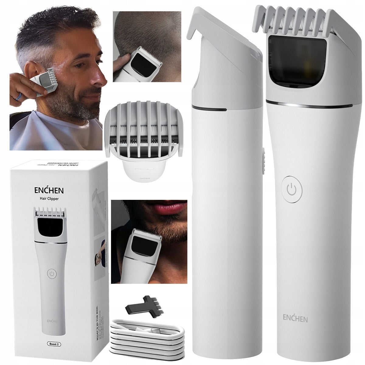 Wireless hair clipper Enchen Boost 2 v2 regulation 0,7 - 21 mm EAN (GTIN) 6974728531457