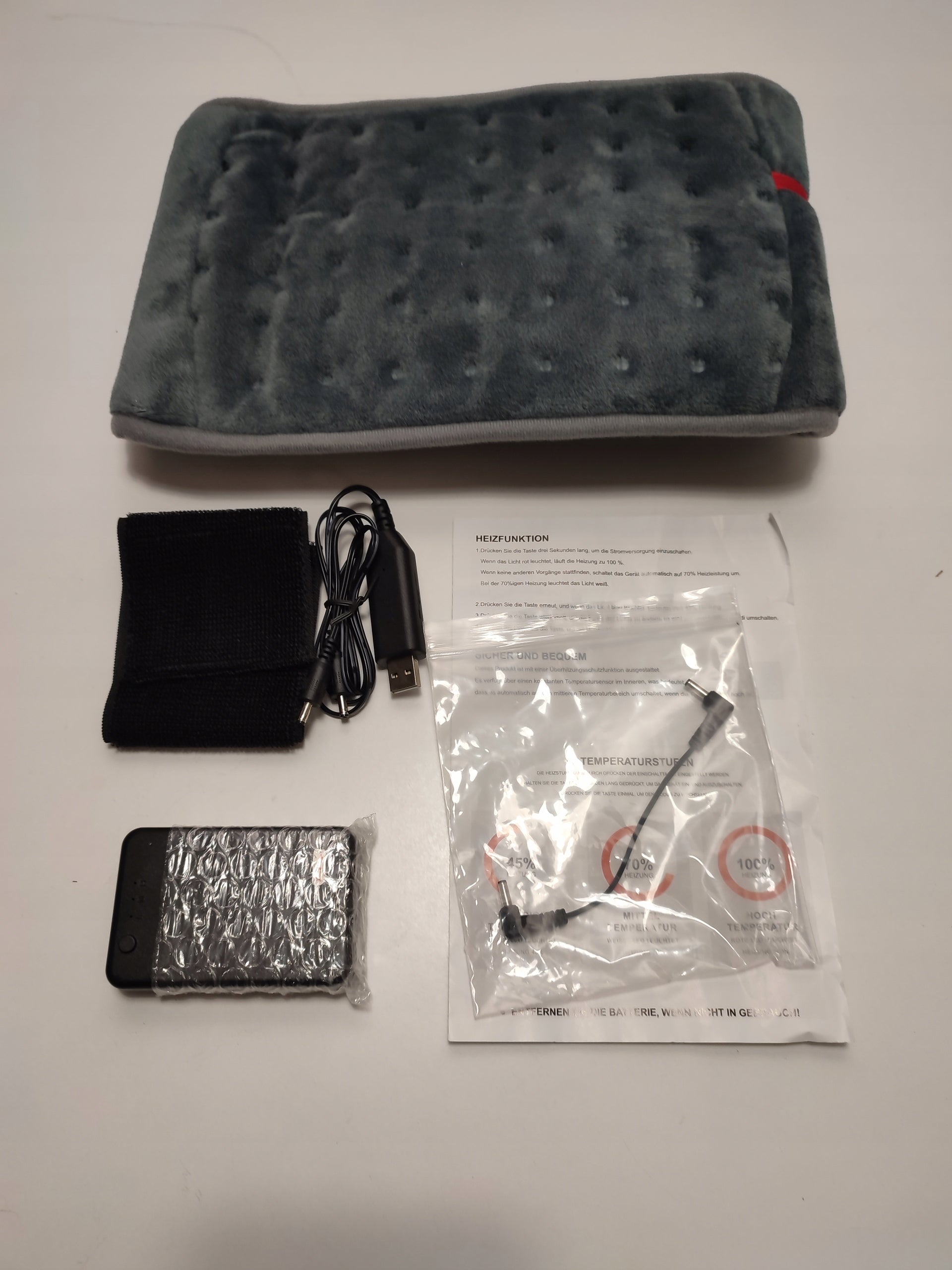 Wireless heating belt Kintiwe HP-A01 grey OUTLET!