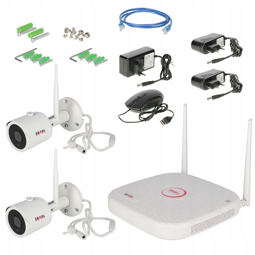 Wireless monitoring set WiFi ZMB-01 two cameras Zamel