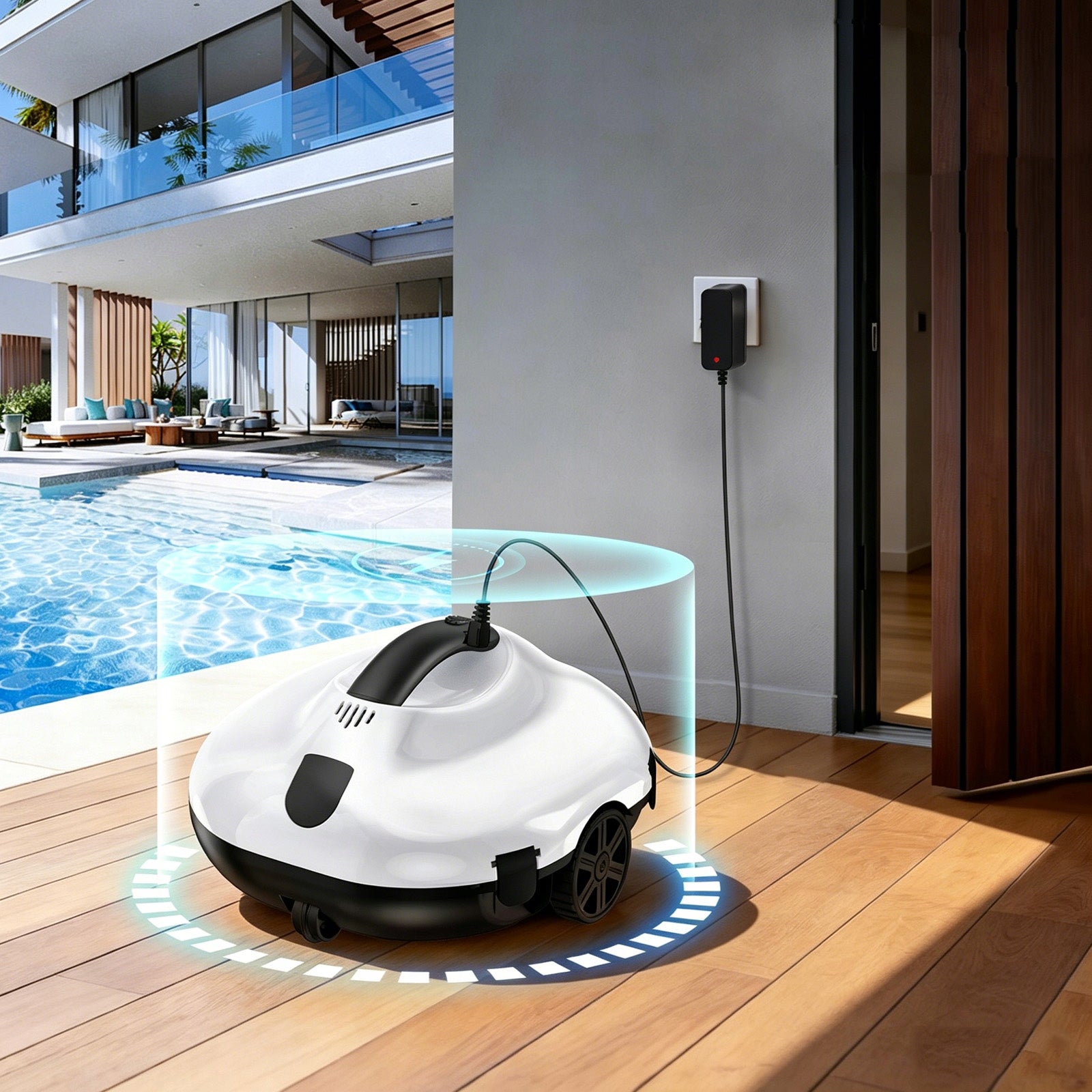 Wireless pool cleaning robot Blossom PC2332,automatic cleaning,130 minutes Manufacturer code 6921629751279