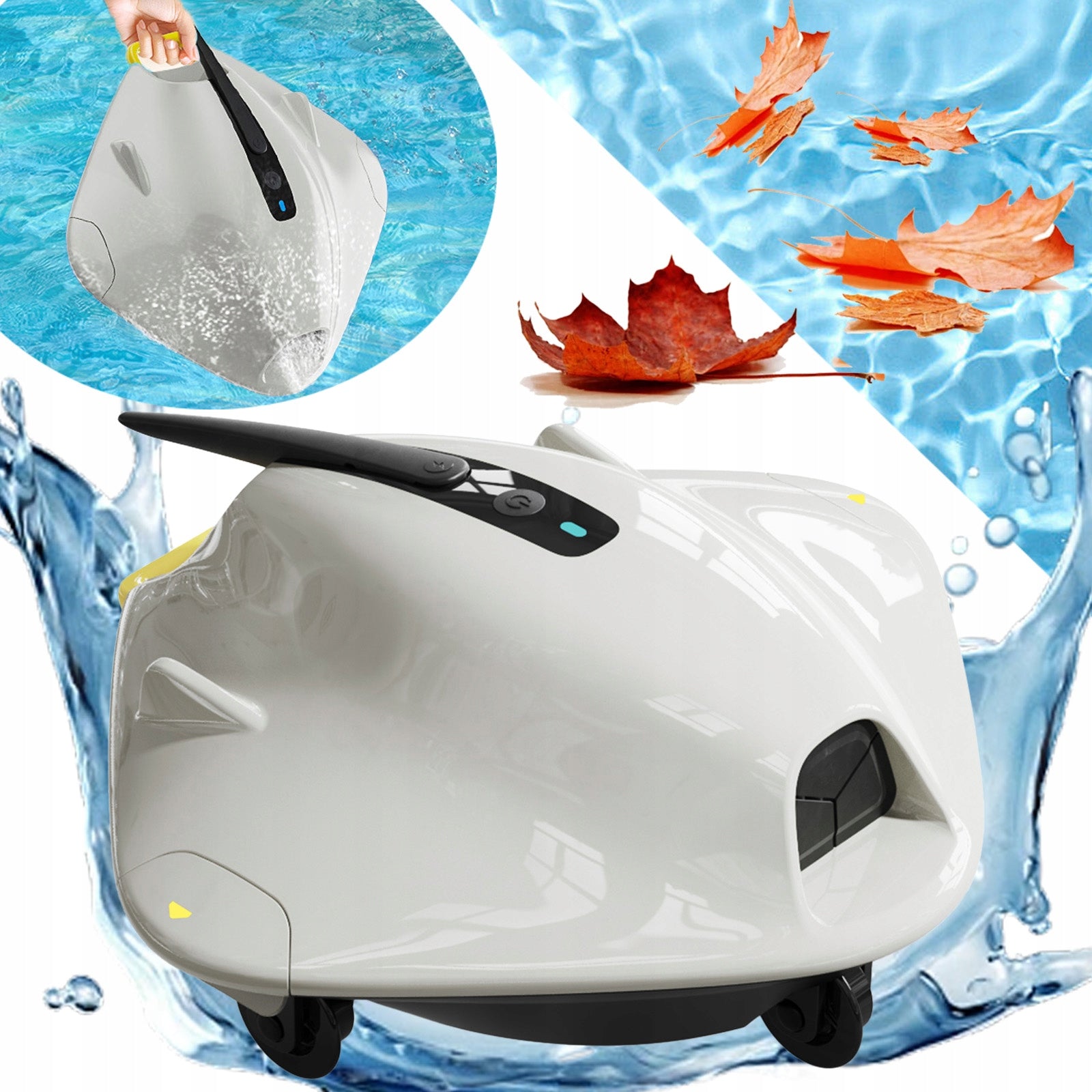 Wireless pool cleaning robot Blossom S2 Ultra,automatic cleaning,70 minutes