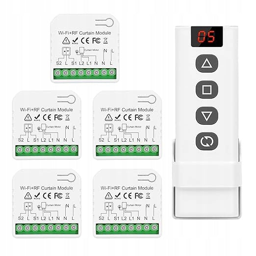 Wireless roller shutter controller module DieseRC wifi rf curtain WiFi module