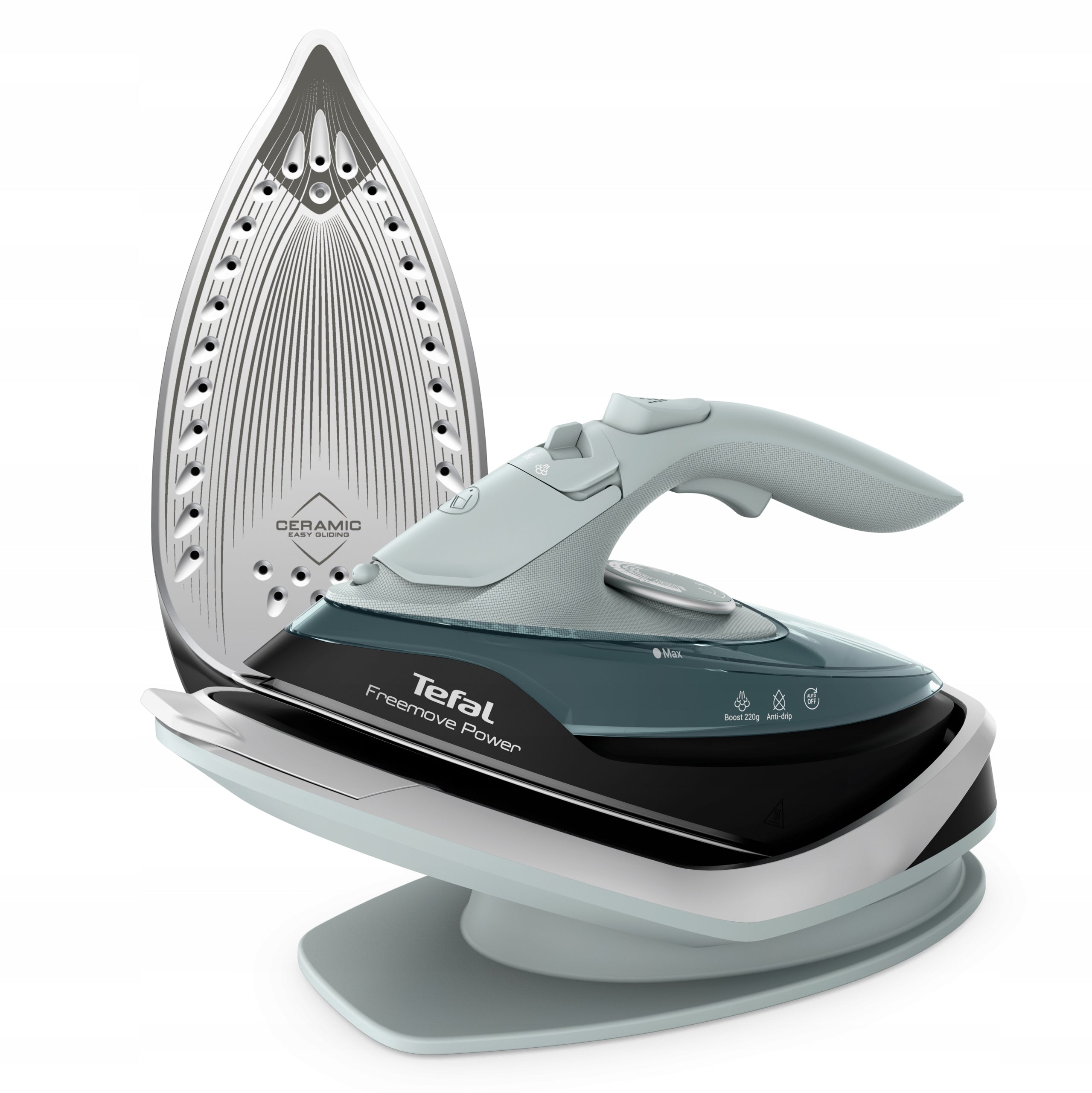 Wireless steam iron Tefal FV6670 ceramic anti-drip firefighter