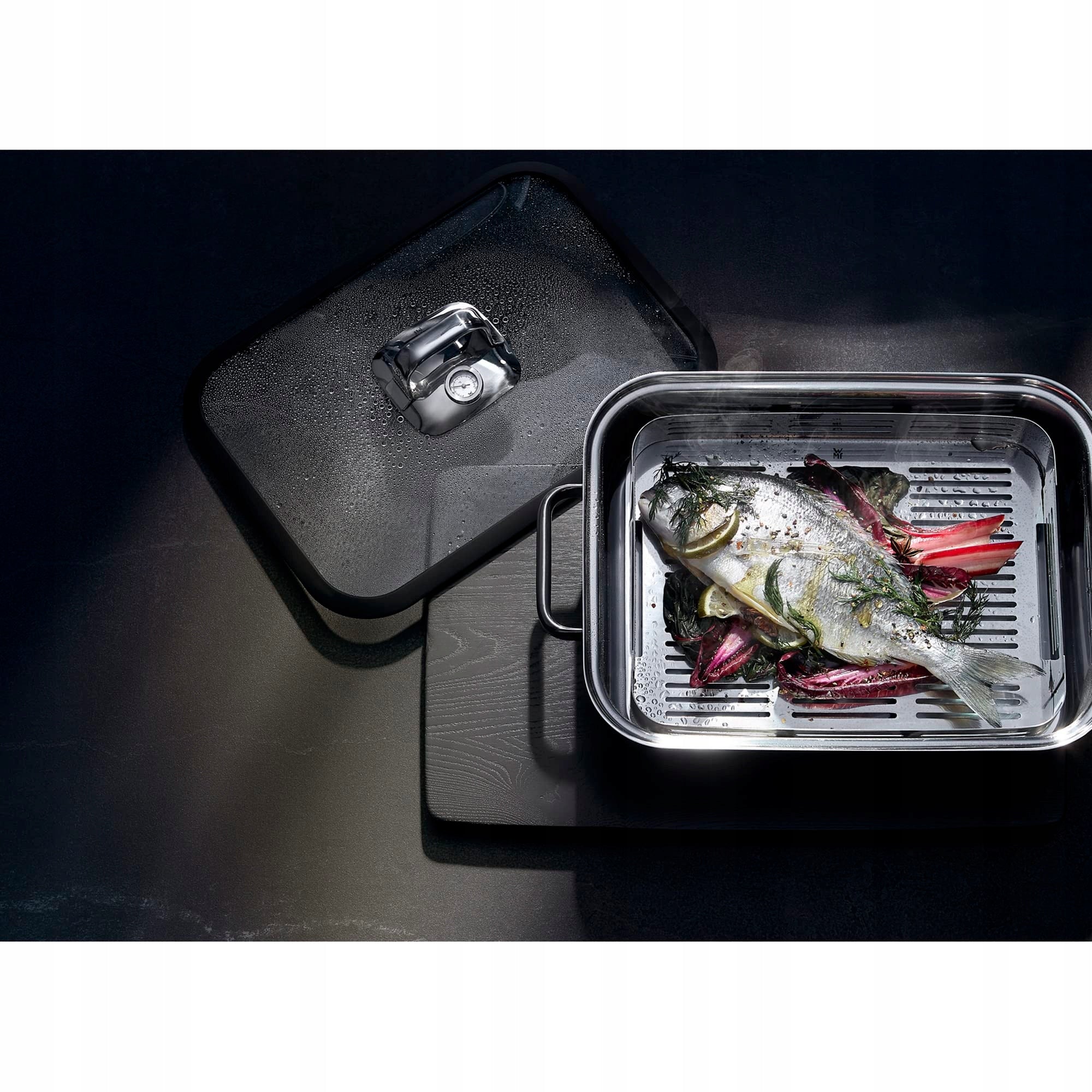 Wmf Vitalis Steamer 6,5l 41x27x10 cm stainless steel with lid Brand WMF