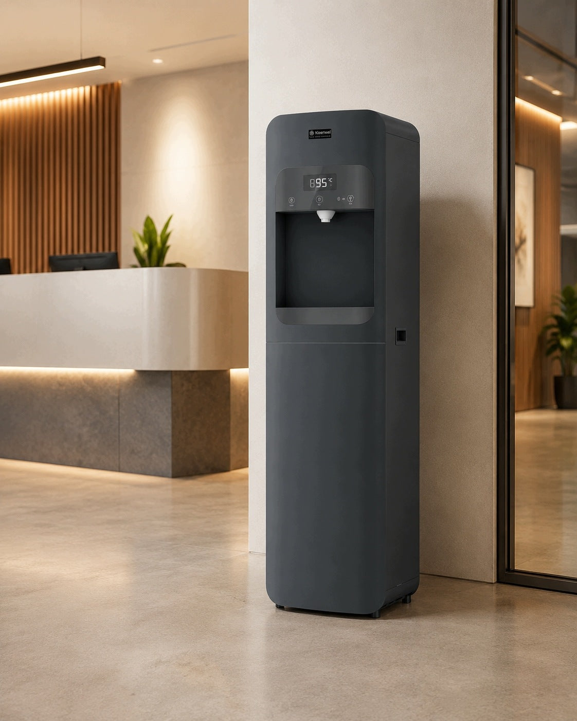 WodaRO ICE SPARKLING Cold and Hot Carbonated Water Distributor Osmosis RO Manufacturer code Dystrybutor Wody ICE SPARKLING Black