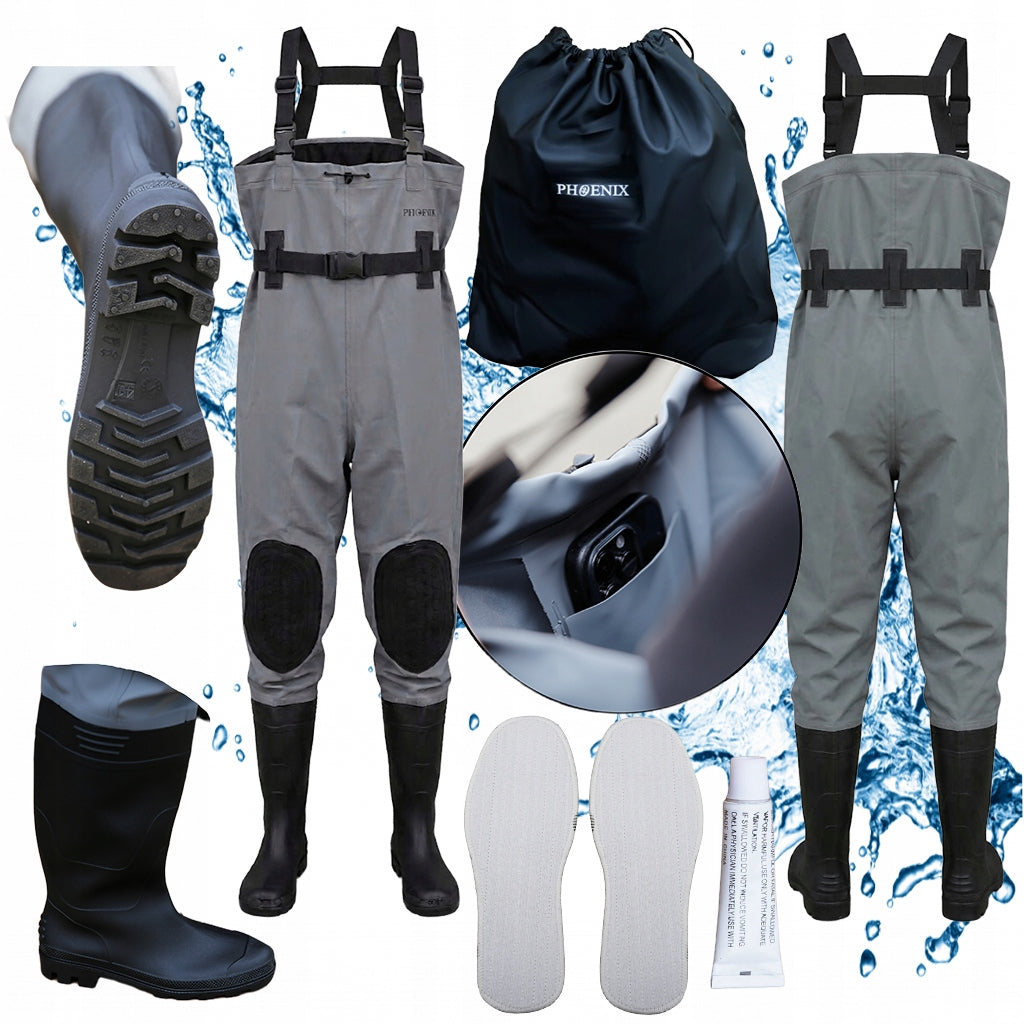 Wodery Fishing Bottoms Reinforced on Knee Braces PRO90 - size 47