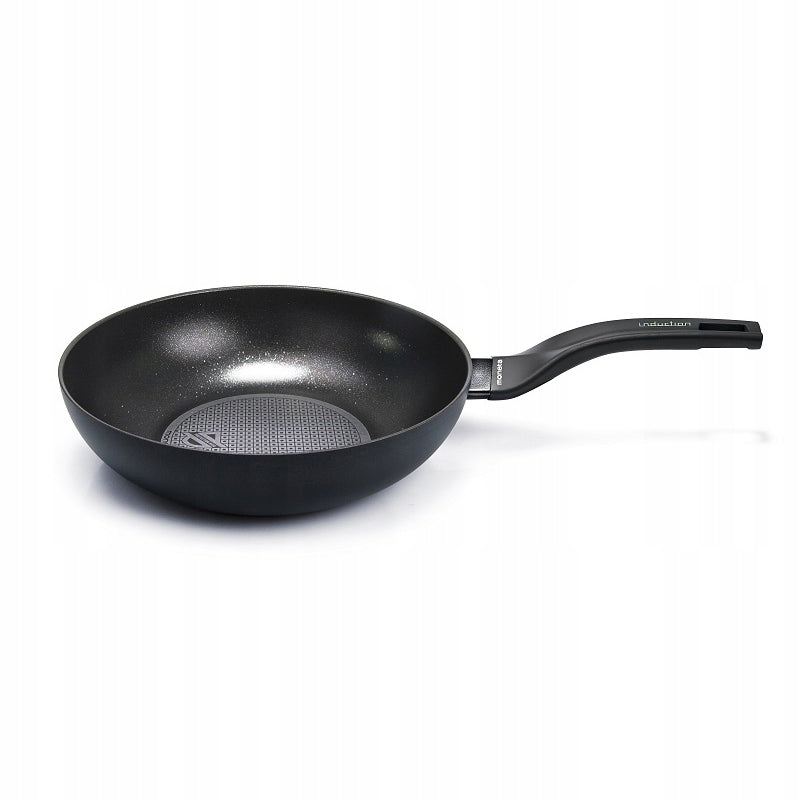Wok 28cm Moneta Nova induction gas aluminium non-stick coating Italy