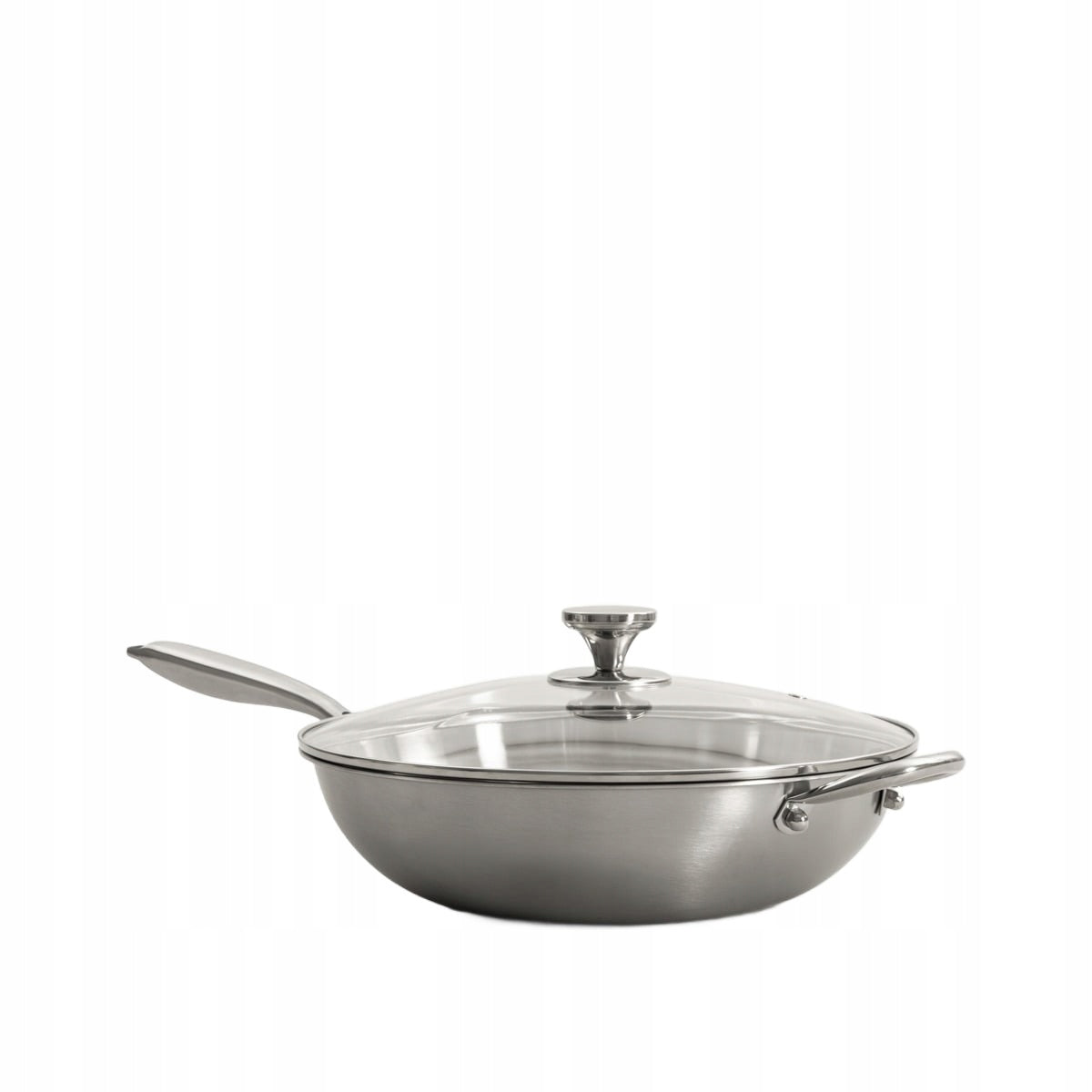 Wok ARDEN stainless steel 34 cm HOMLA