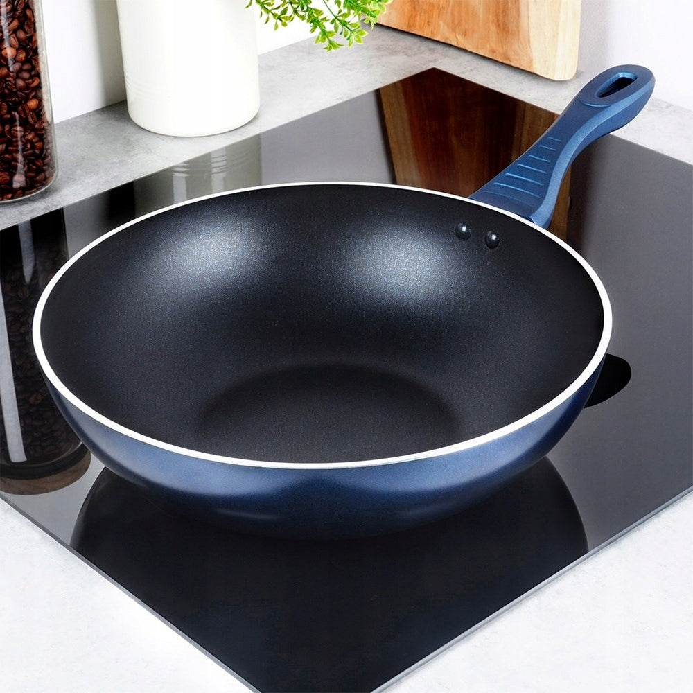 Wok DIAMOND deep frying pan for frying stewing ORION 30 cm Packaging status original