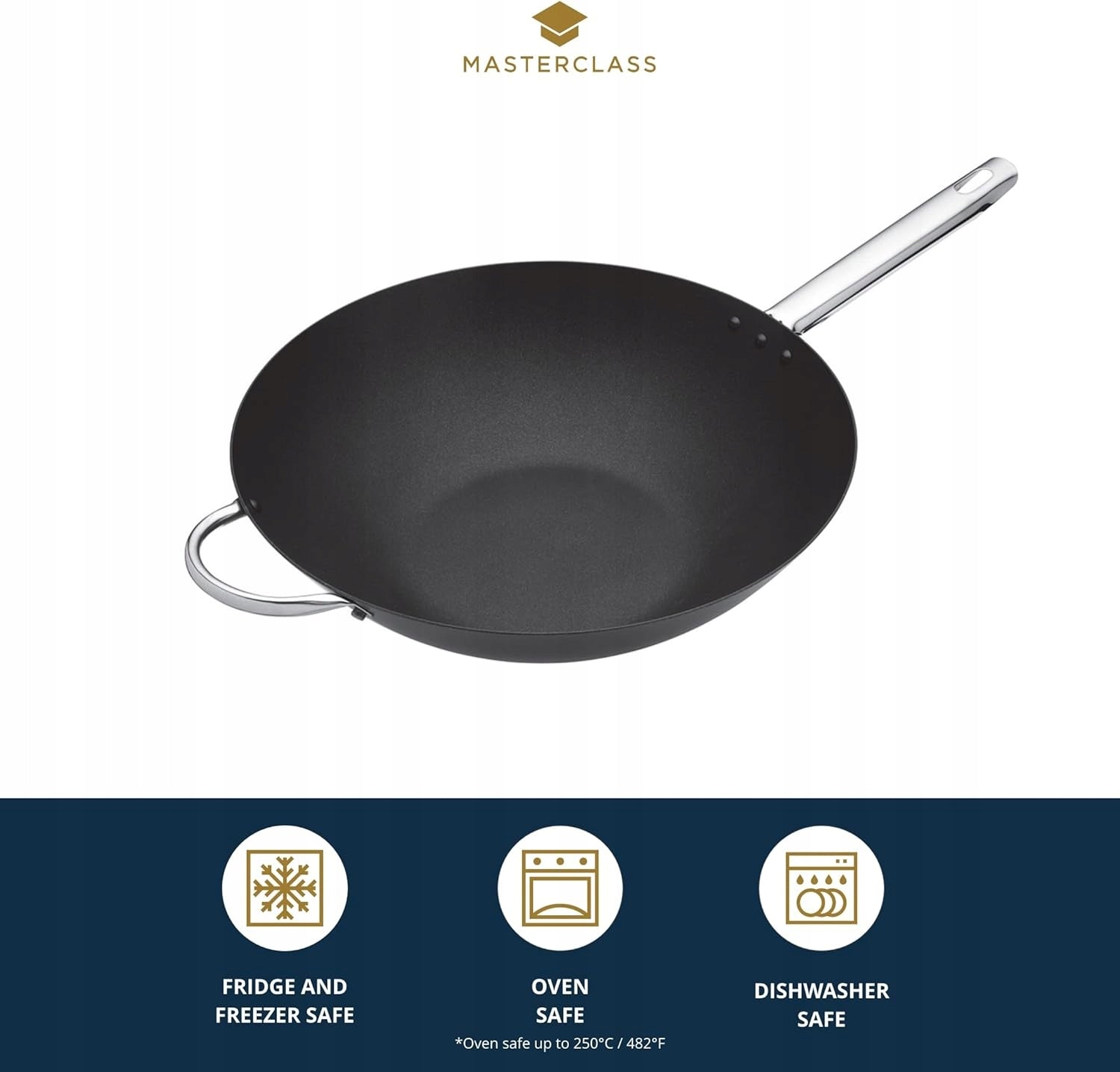 Wok KitchenCraft Wok 35 cm Brand KitchenCraft