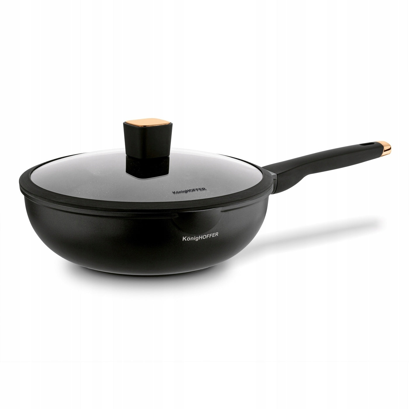 Wok Konighoffer 30 cm non-stick with lid