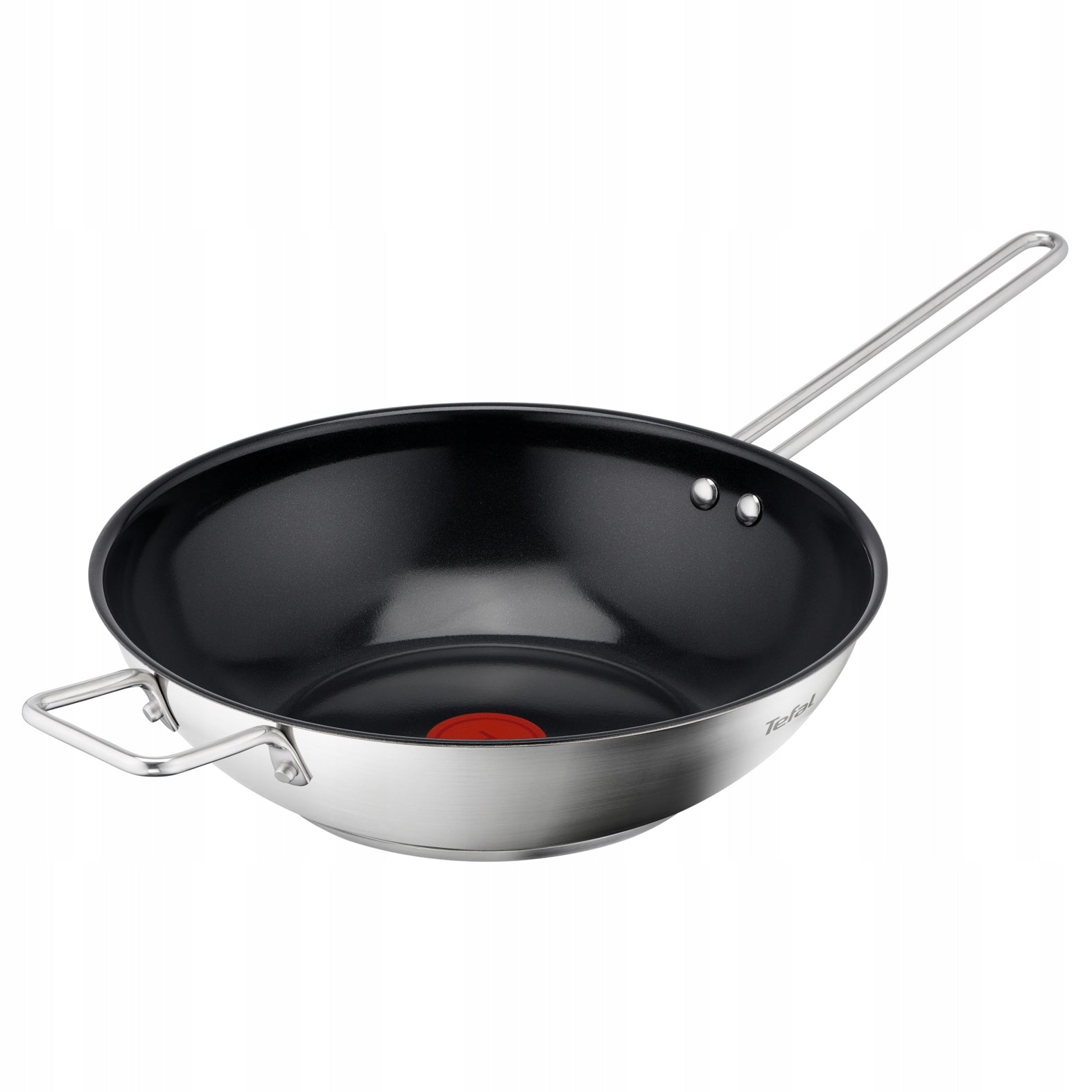 Wok TEFAL Nordica 28 cm steel induction ceramic coating