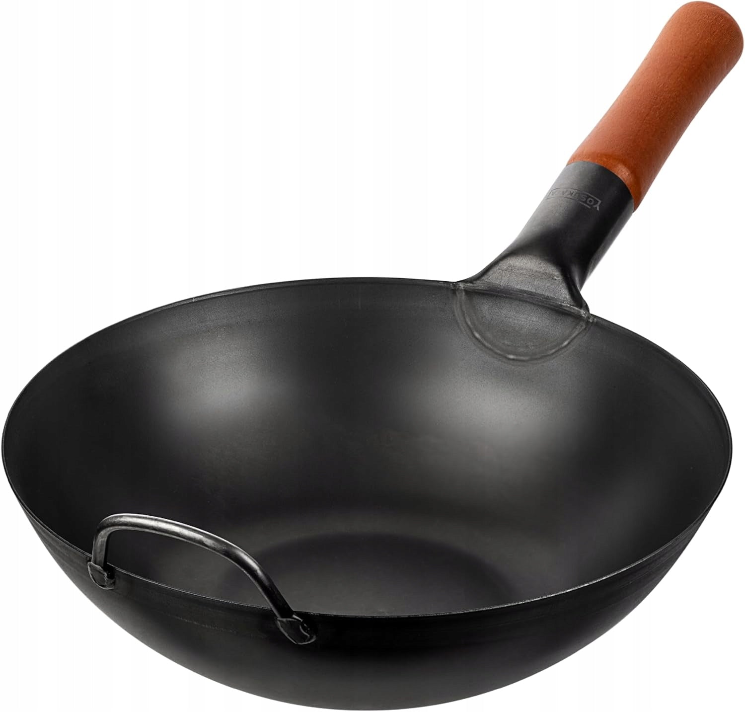 Wok Yosukata 30cm Carbon Steel Pan Induction Gas Flat Bottom