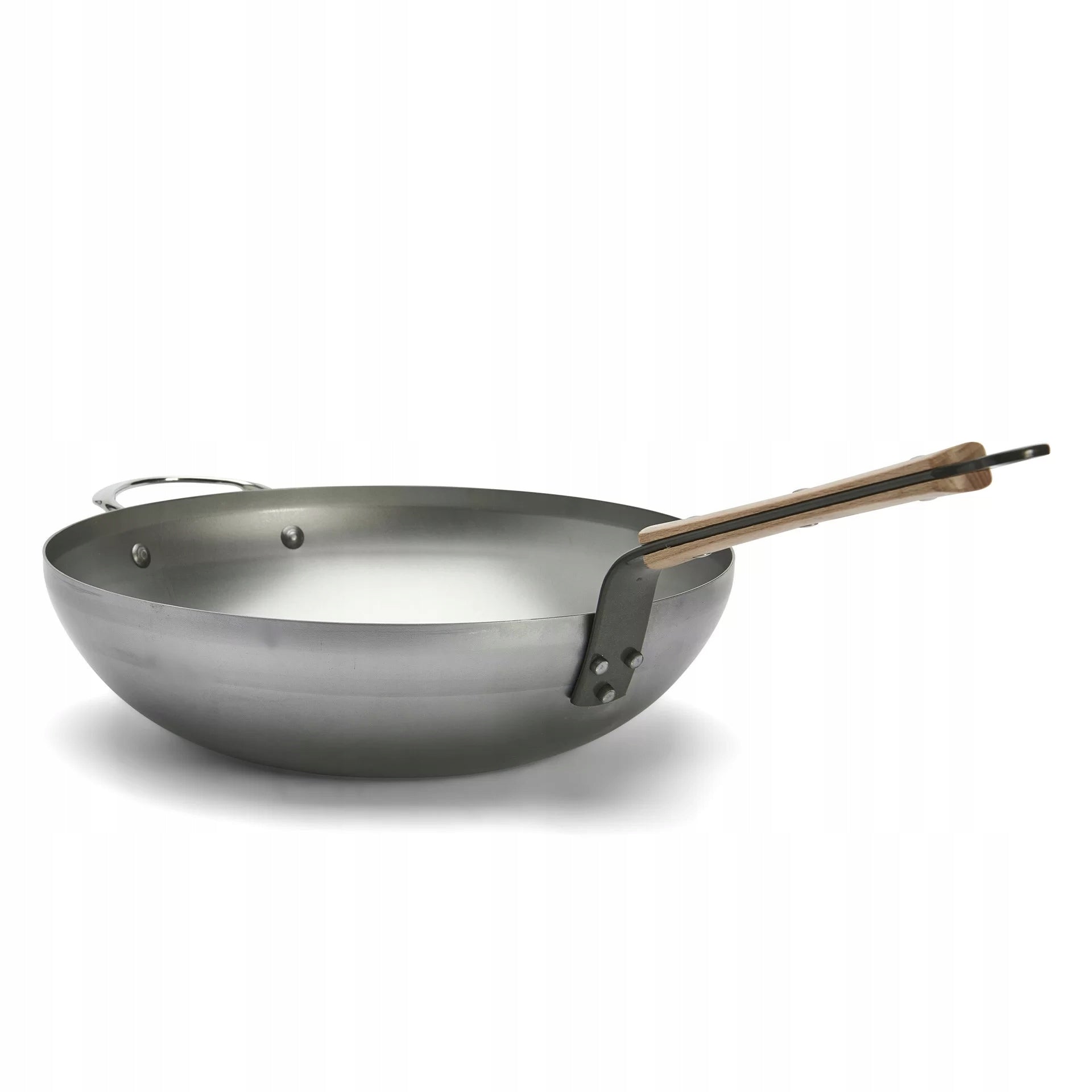Wok de Buyer Mineral b BOIS 32 cm Made in France Brand de Buyer