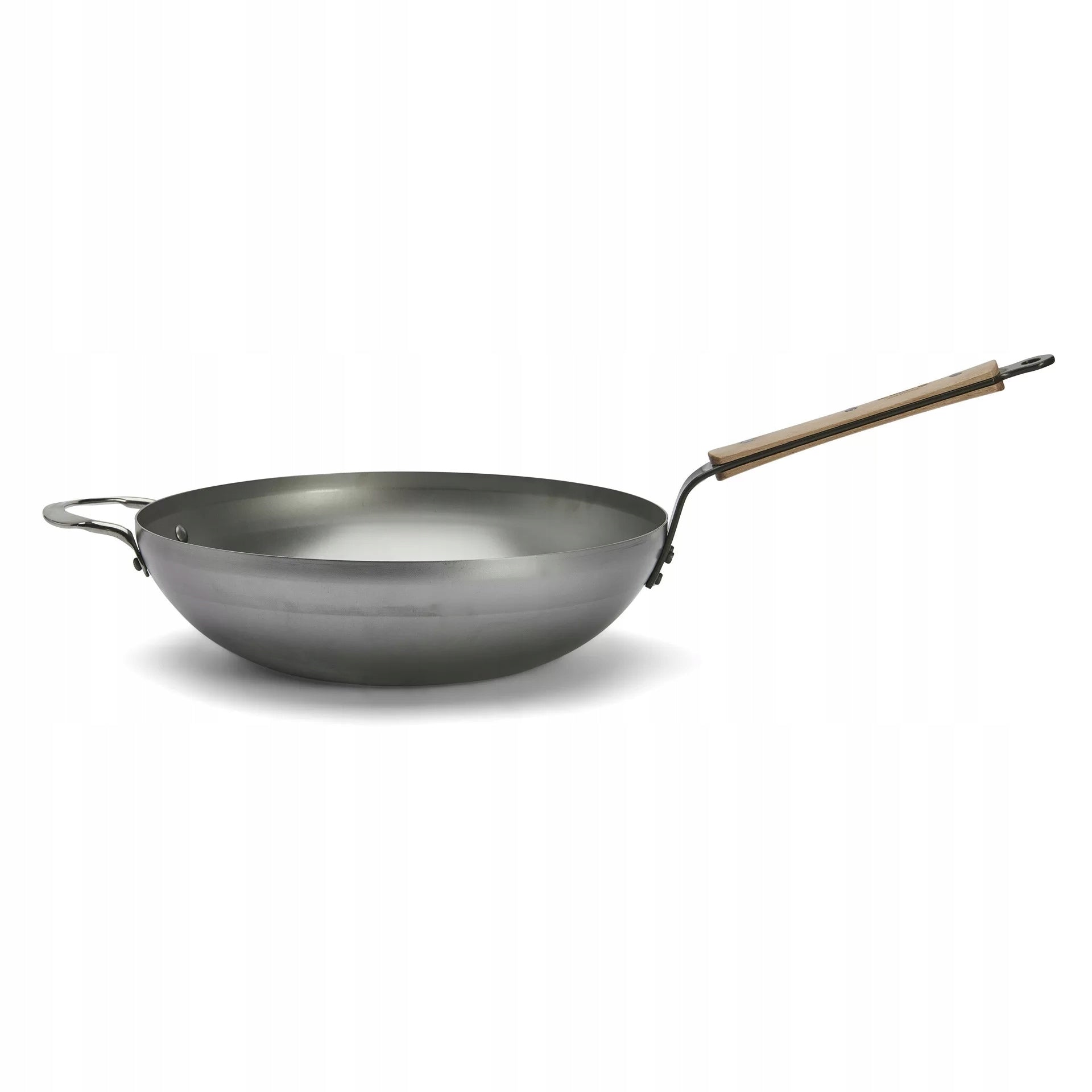 Wok de Buyer Mineral b BOIS 32 cm Made in France