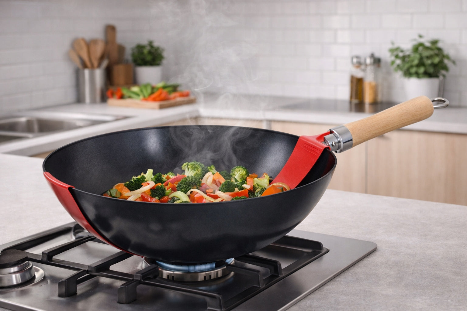 Wok pan WANGYUANJI 30 cm Packaging status original