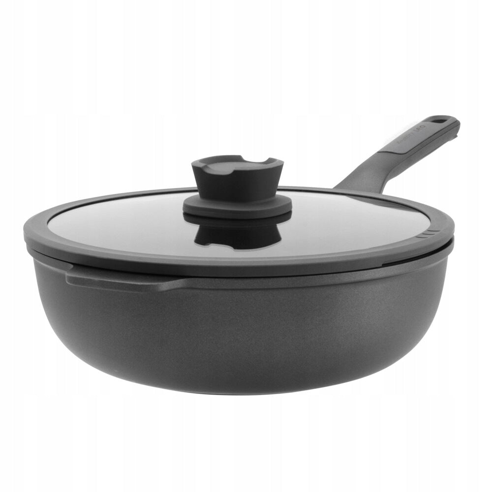 Wok pan with lid 28 cm deep induction ceramic coating BERGHOFF Manufacturer code 3950596