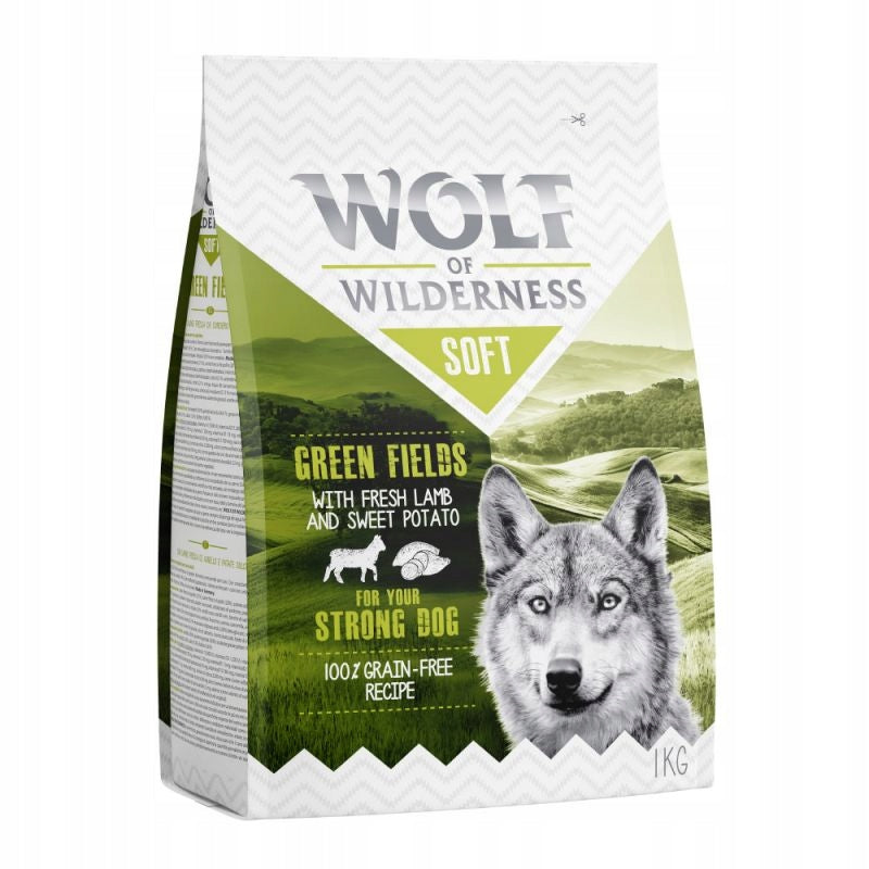 Wolf of Wilderness Half Wet Food for Dog Soft Lamb 1kg
