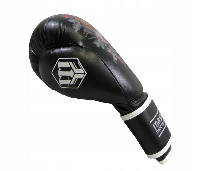 Women's Boxing Gloves MASTERS RPU-FLOWER 8 oz Brand Masters Fight Equipment