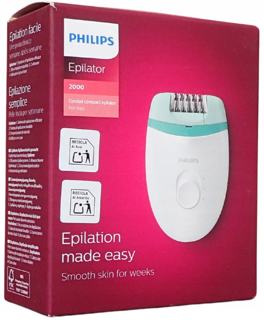 Women's Epilator for Legs Pach Wired Satinelle Epilator Philips BRE224 Packaging status original