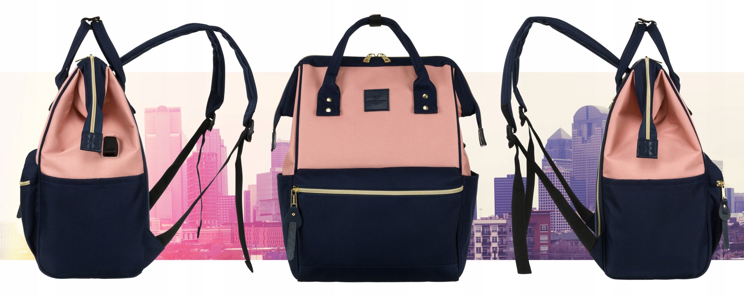 Women's Handheld Luggage Backpack for Airplane Cabin Peterson with USB Manufacturer code 5903051276323