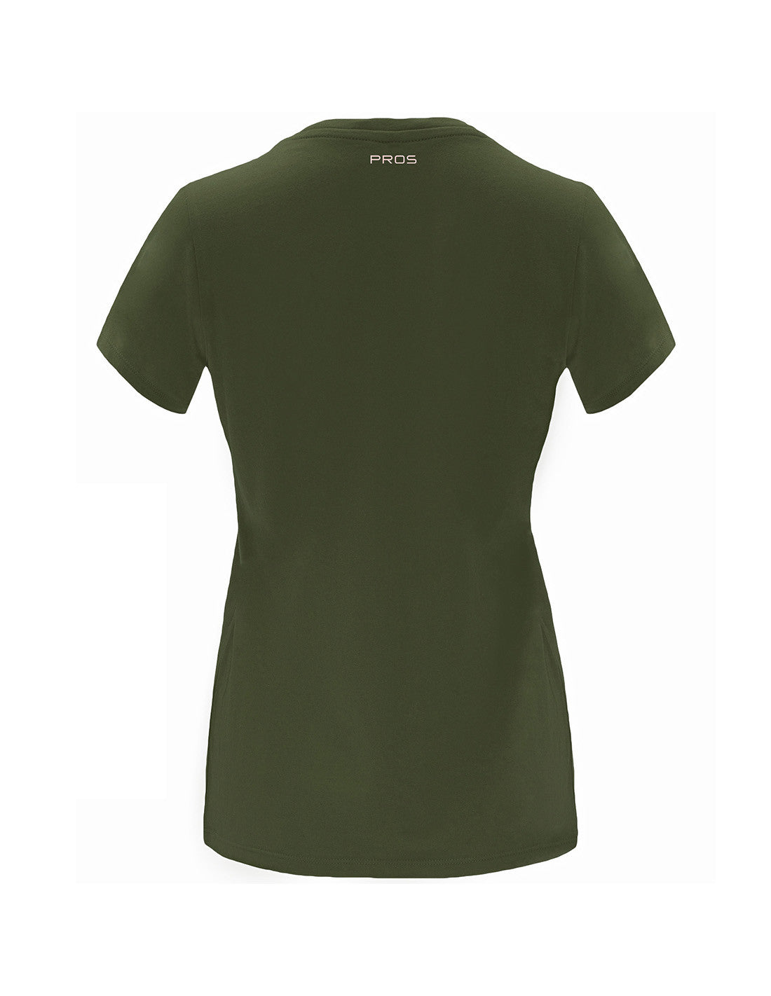 Women's T-shirt PROS Olive Short Sleeve High Quality Cotton Brand Pros