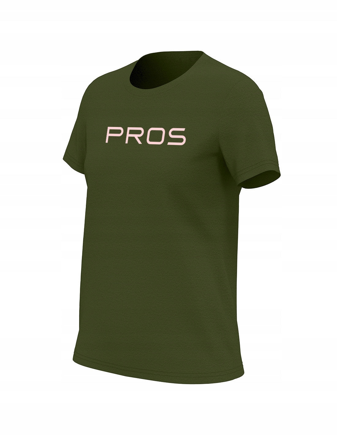 Women's T-shirt PROS Olive Short Sleeve High Quality Cotton Manufacturer code D-03901