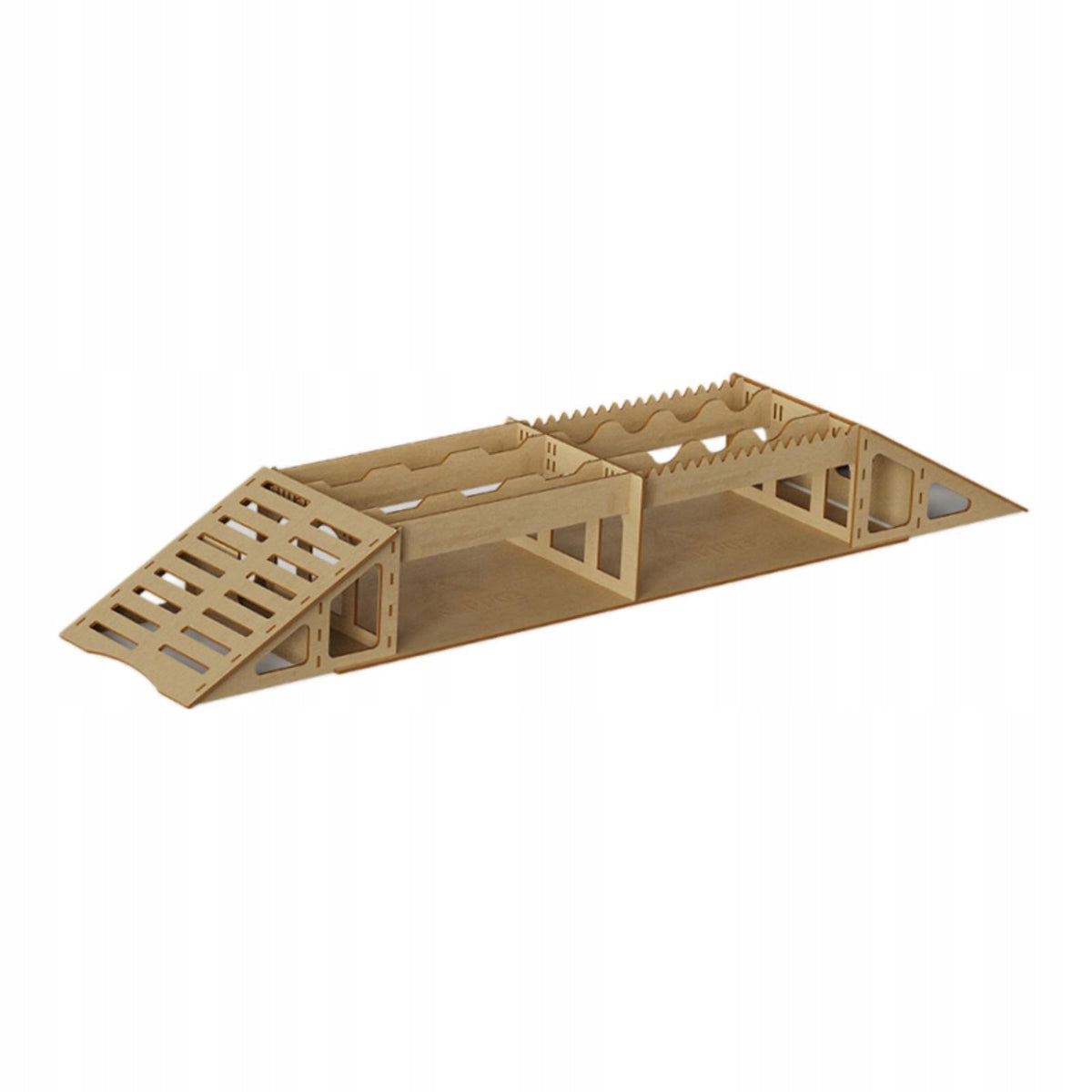 Wood RC Crawler Obstacle Course Multifunctional 3.7mm Thick 88.5x18x11cm Packaging status original