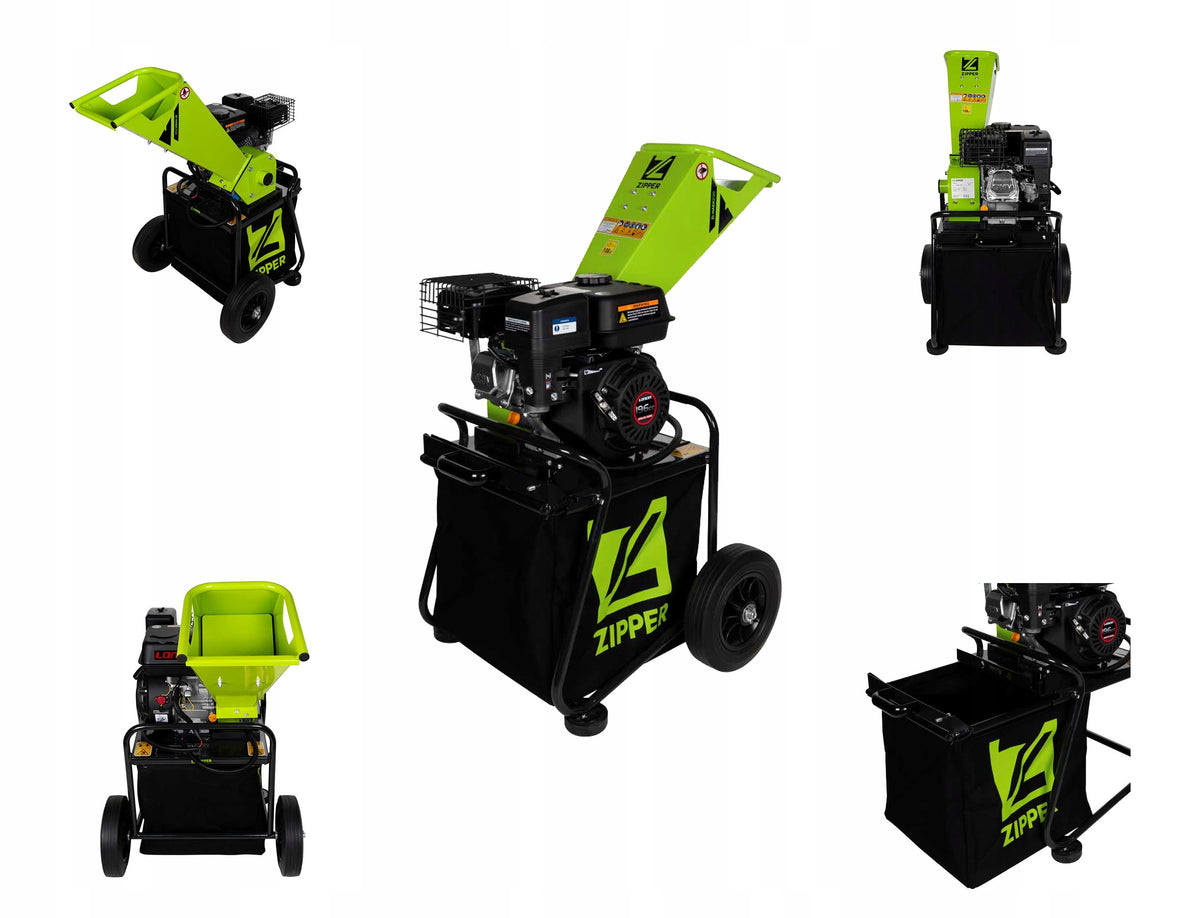 Wood chipper combustion shredder for wood branches garden splitter 4,1 kW 50 mm