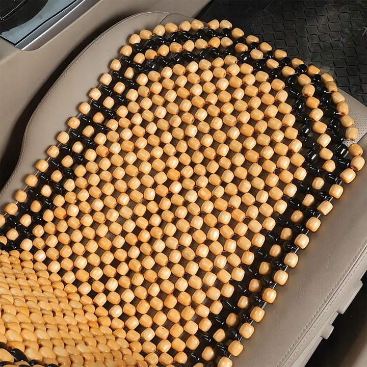 Wooden Bead Mat Seat Car Seat Single Protective Packaging status original