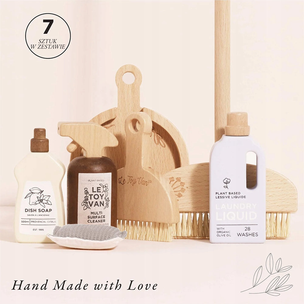 Wooden Cleaning Kit Kids Toy Role Playing Le Toy Van Brand Le Toy Van