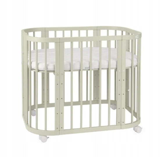 Wooden Crib 5in1 with CRADLE with Mattress - Olive Manufacturer code 1