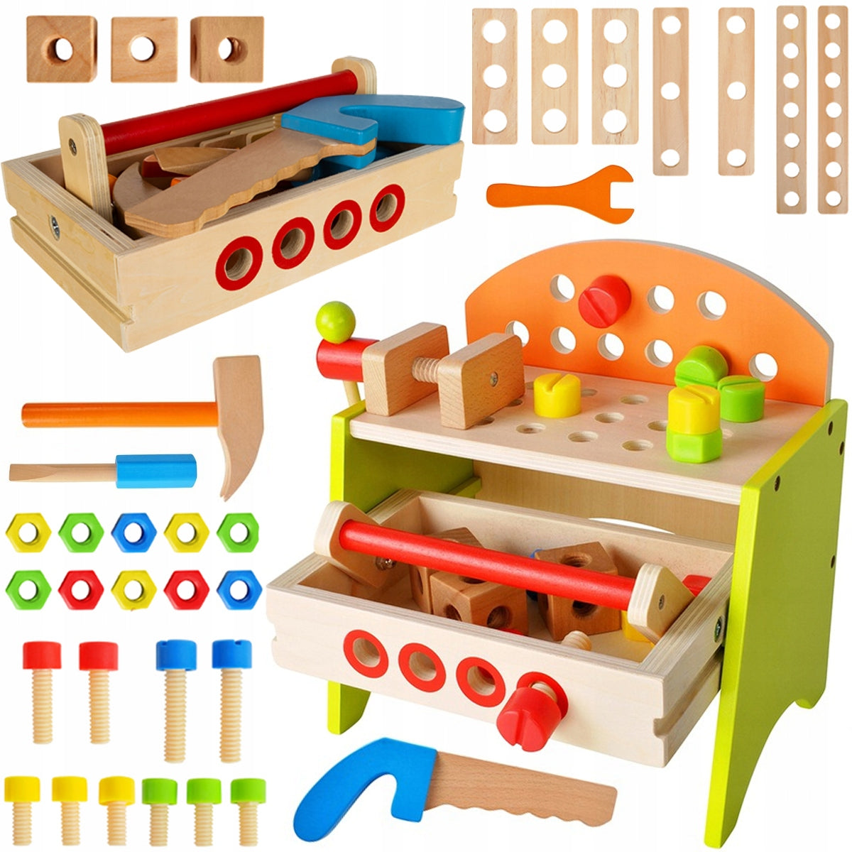 Wooden DIY Set Workshop Tools