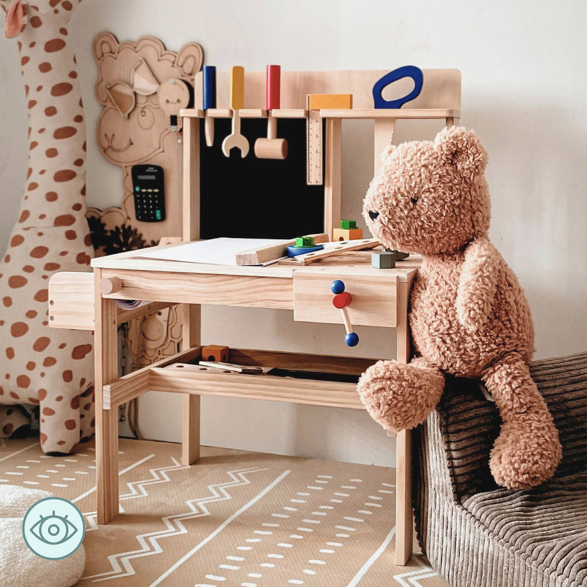 Wooden DIY Set Workshop XXL - 75 elements Brand Mamabrum